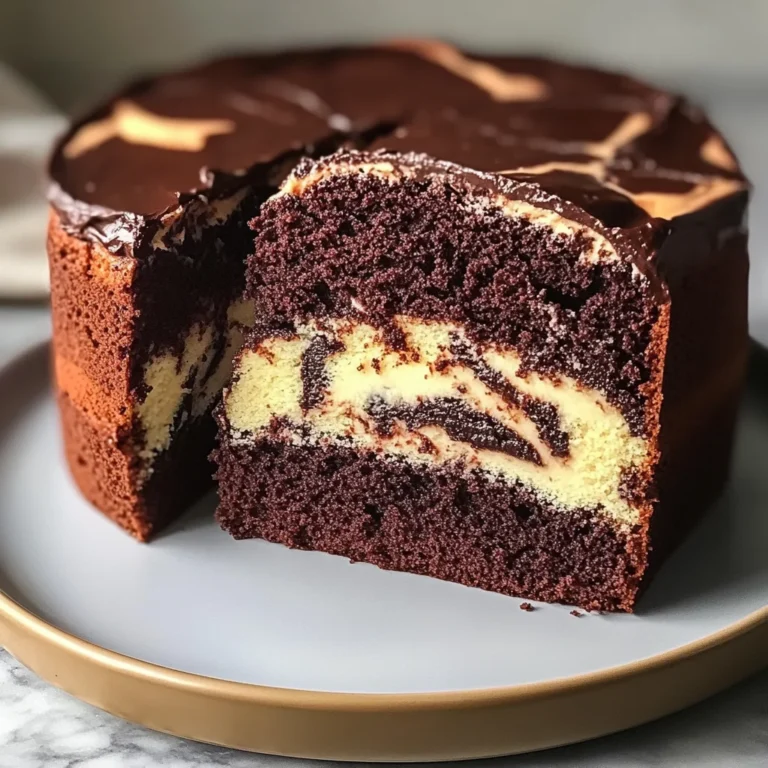 Cake Marbré Ultra Moelleux au Chocolat