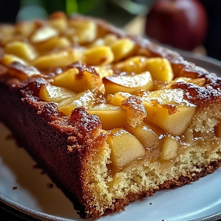 Cake aux pommes fondantes