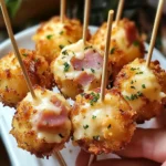 Cake pops salés jambon de poulet fromage