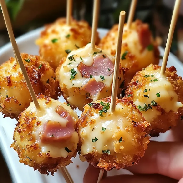 Cake pops salés jambon de poulet fromage