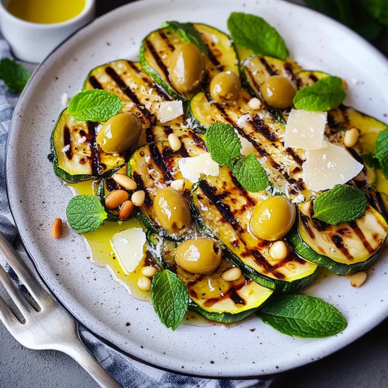 Carpaccio di zucchine.
