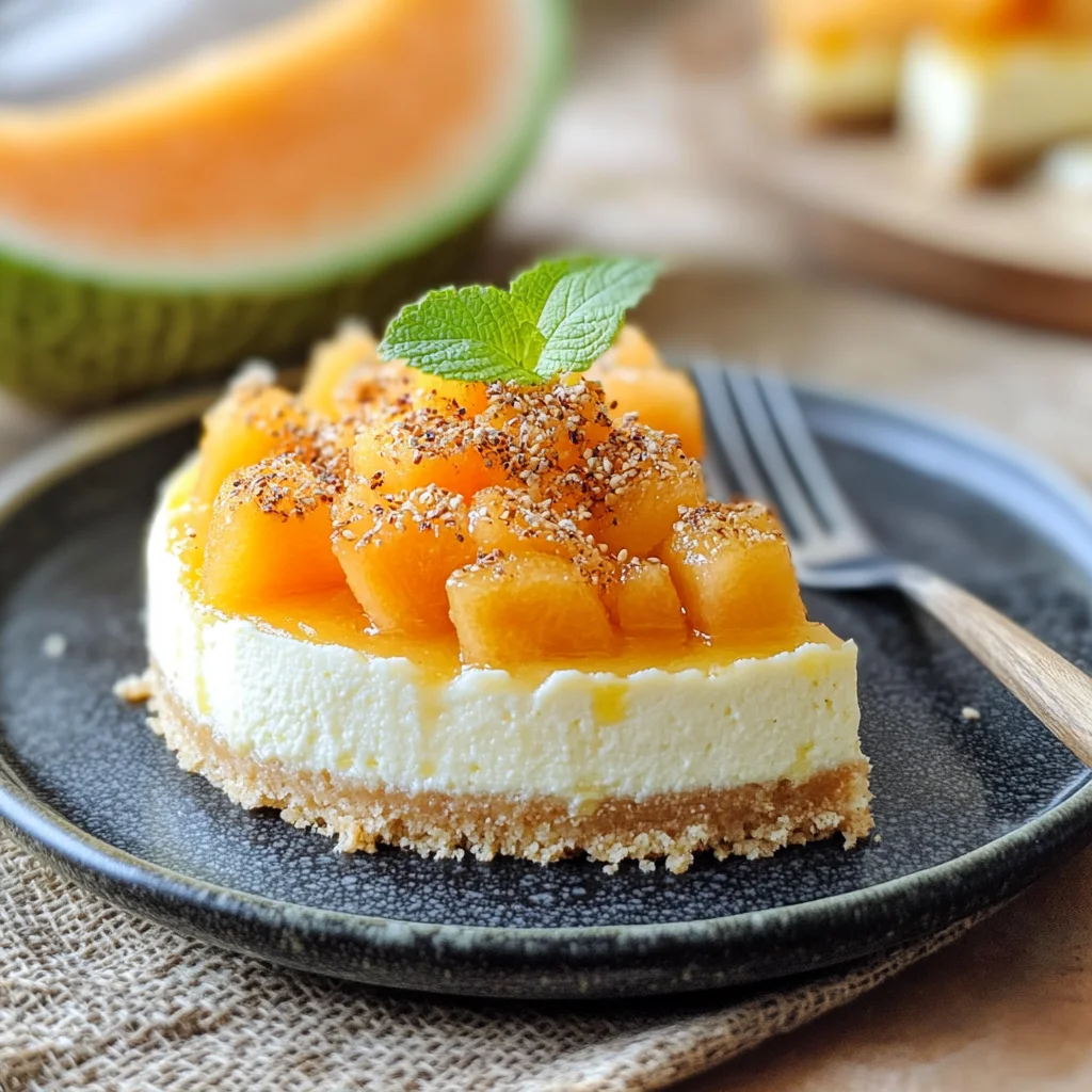 Cheesecake al melone