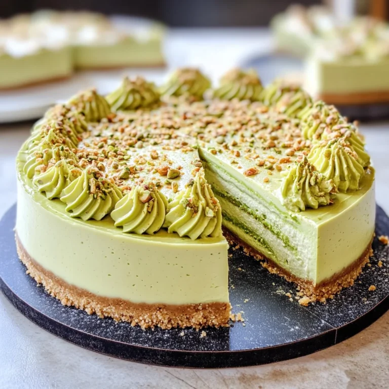 Cheesecake al pistacchio