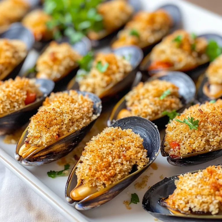 Cozze gratinate