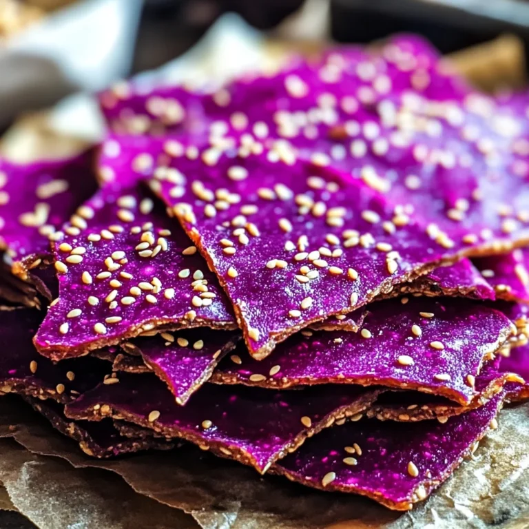 Crackers croustillants betterave et sésame