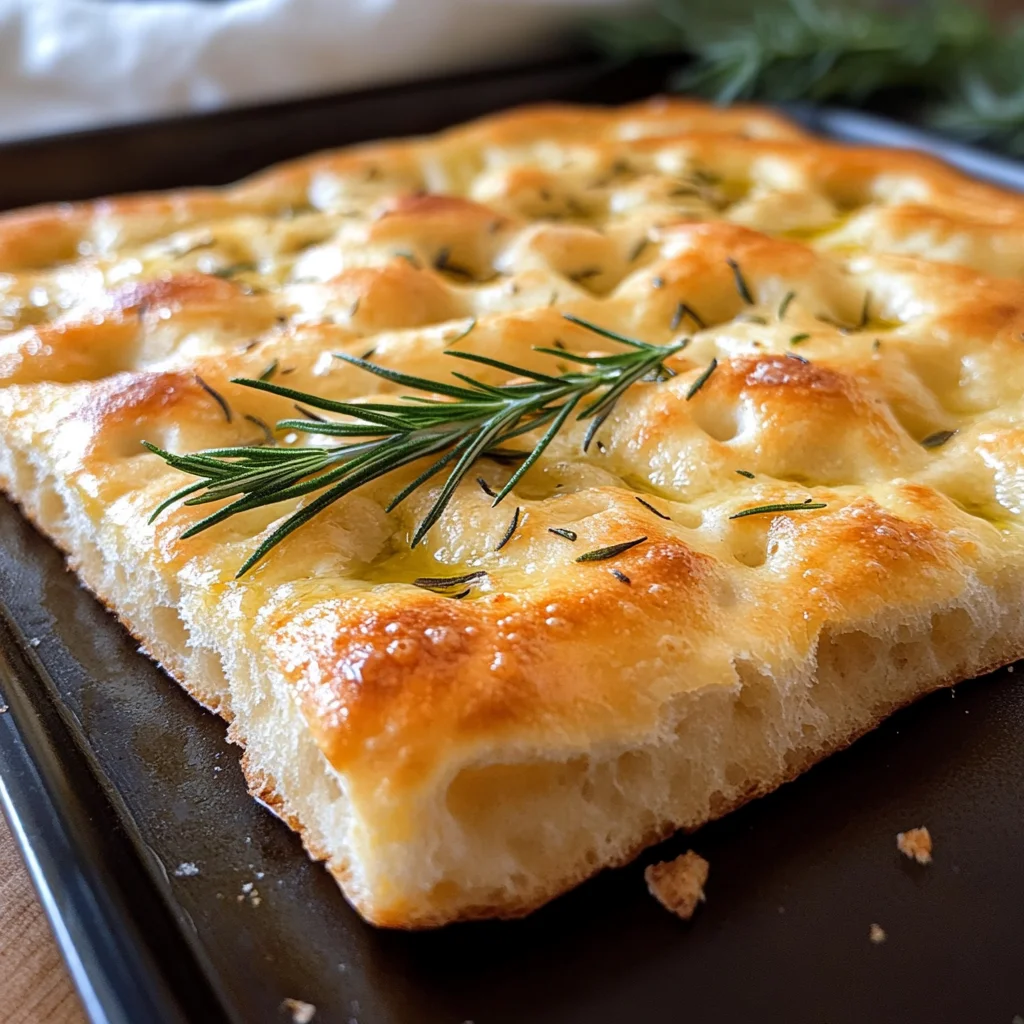 Focaccia in teglia