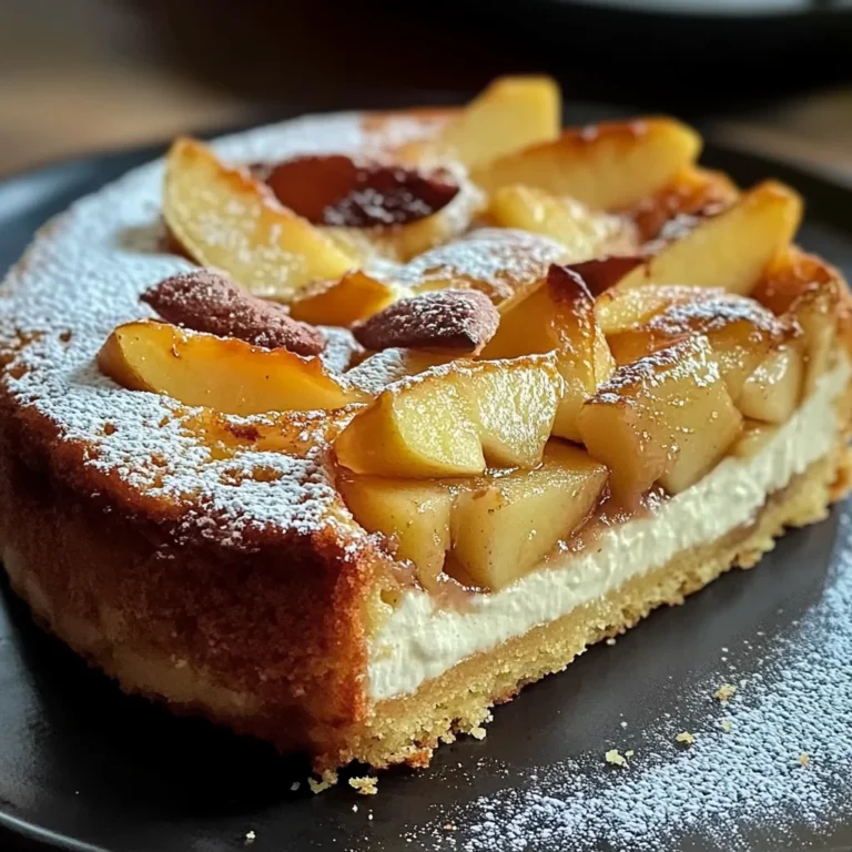 Fondant Moelleux aux Pommes et Mascarpone