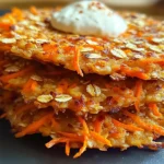 Galettes aux Carottes et Flocons d'Avoine