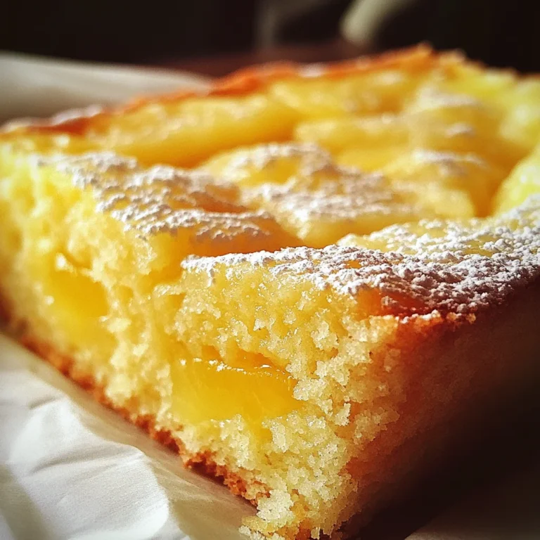 Gâteau 12 Cuillères à Soupe au Citron