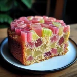 Gâteau à la rhubarbe