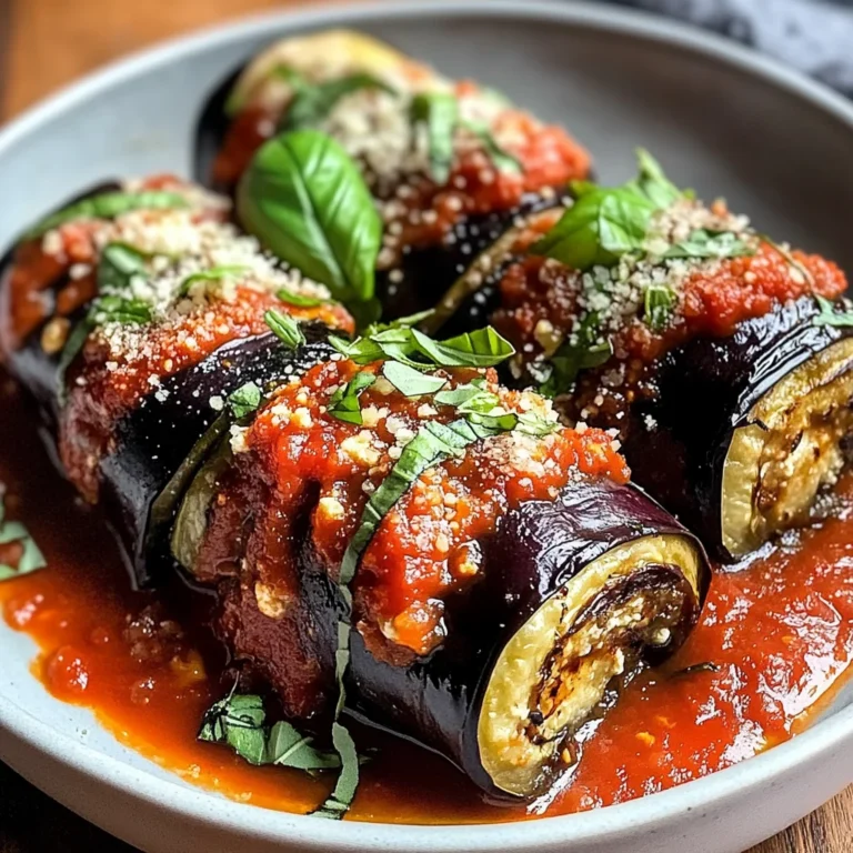 Involtini d'aubergines à la ricotta