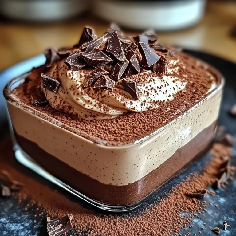 Mousse Mascarpone au Chocolat