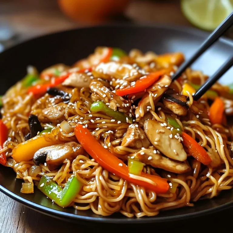 Nouilles sautées asiatiques rapides
