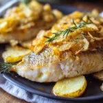 Orata con patate croccanti