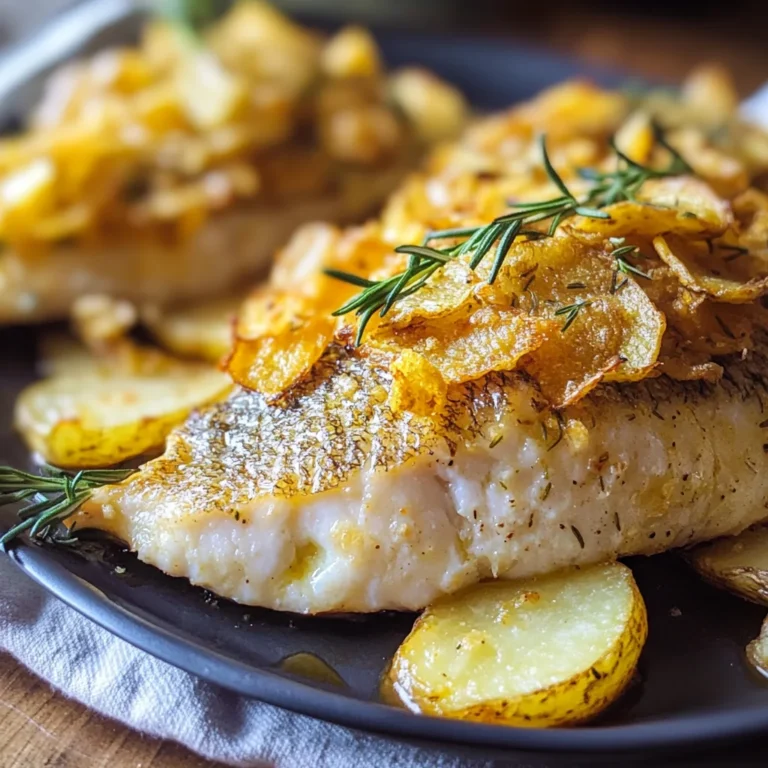 Orata con patate croccanti