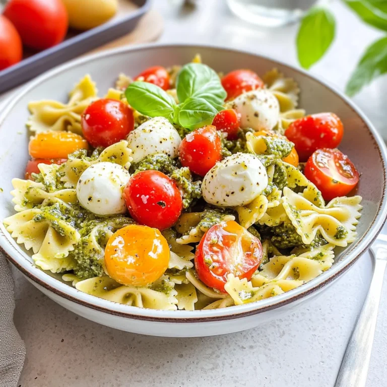 Pasta alla caprese