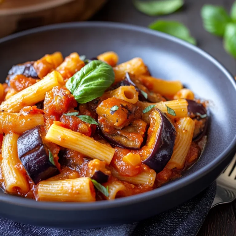 Pasta con le melanzane