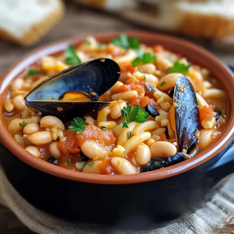 Pasta fagioli e cozze