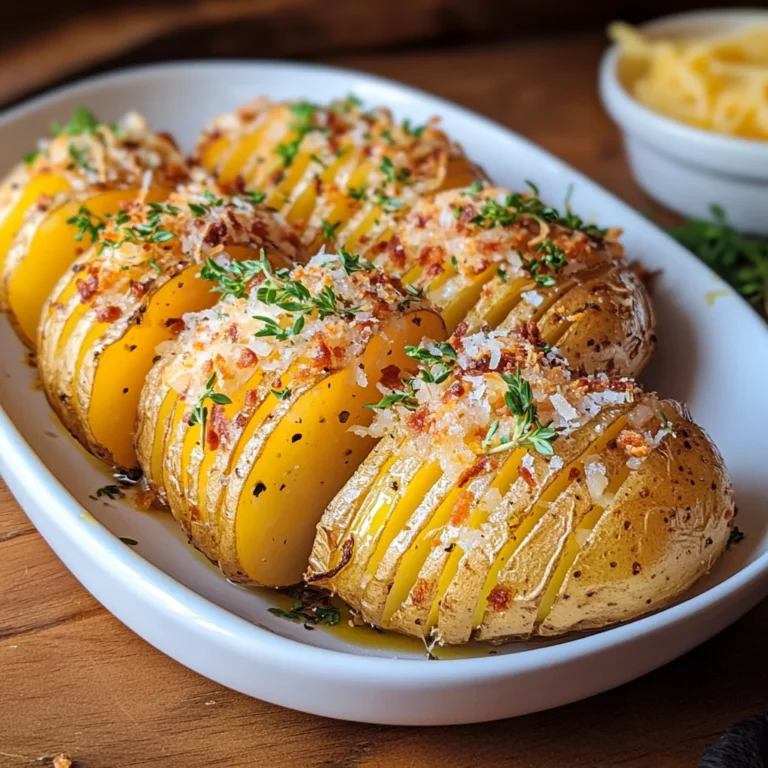 Patate hasselback