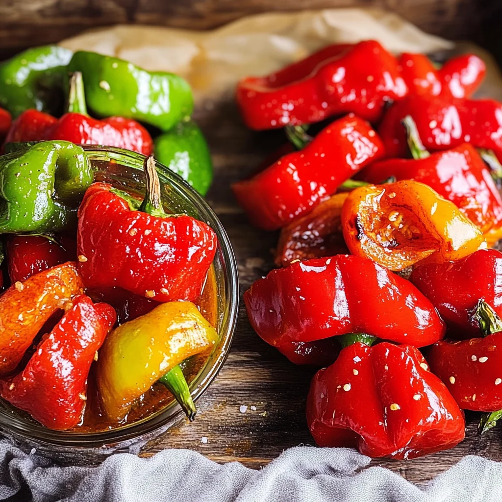 Peperoni in agrodolce
