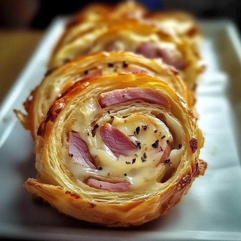 Roulé apéritif au jambon de poulet et fromage
