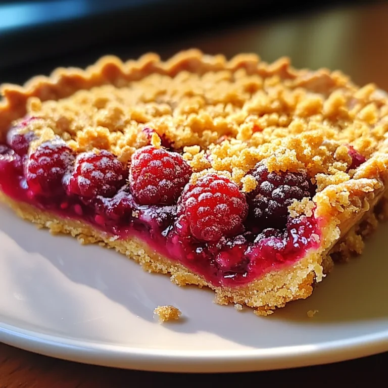Tarte Crumble aux Framboises