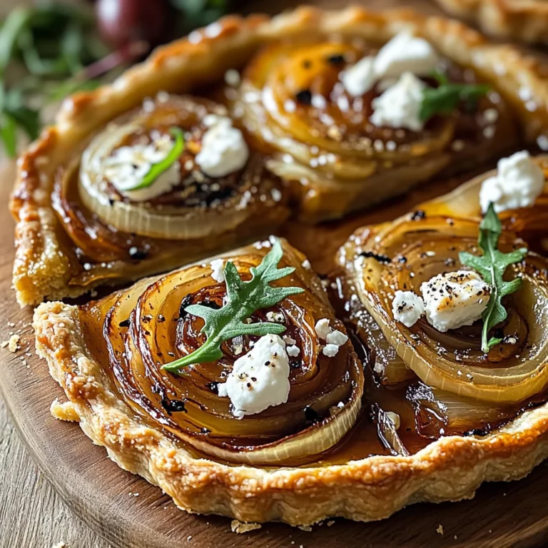 Tarte Gourmande aux Oignons