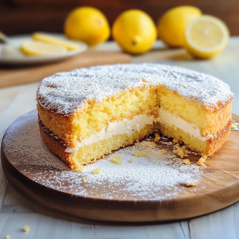 Torta caprese al limone e cioccolato bianco