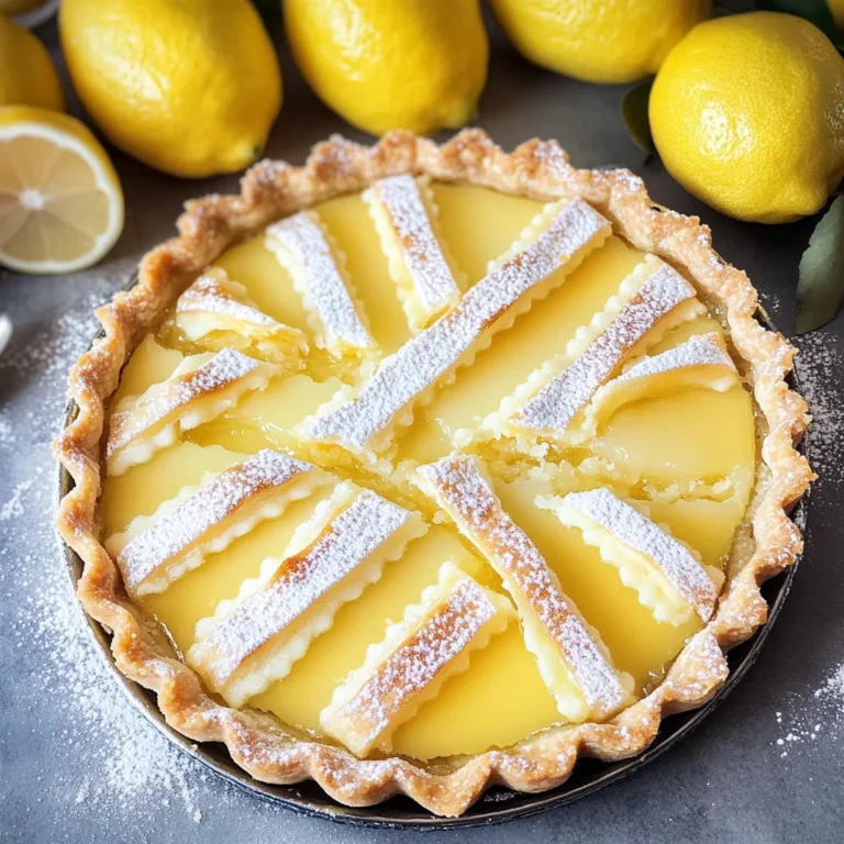 Crostata al limone