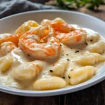 Gnocchi alla crema di scampi