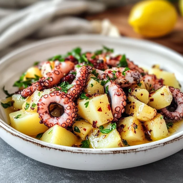 Insalata di polpo e patate