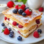 Millefoglie ai frutti di bosco