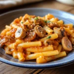 Pasta salsiccia e funghi