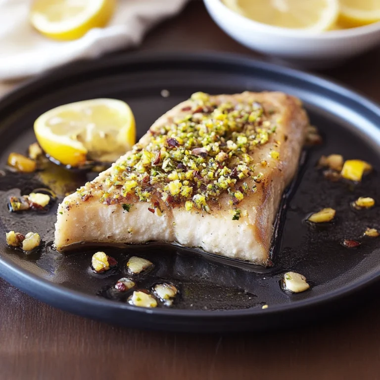 Pesce spada al pistacchio
