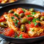 Pollo con pomodoro e olive