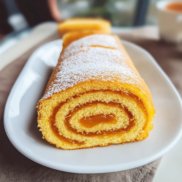 Rotolo svizzero alle albicocche