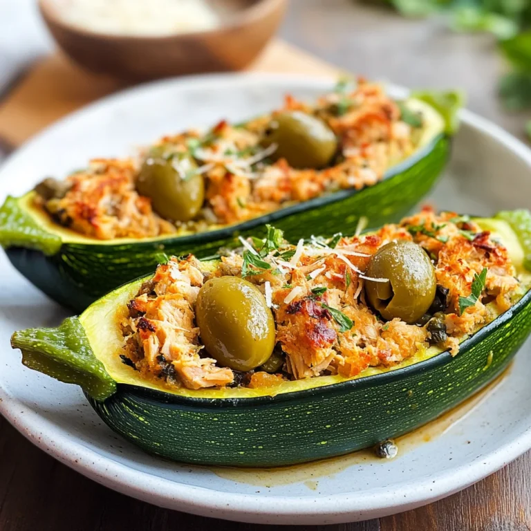 Zucchine ripiene di tonno